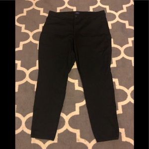 COPY - NYDJ plus sized skinny legging; black denim
